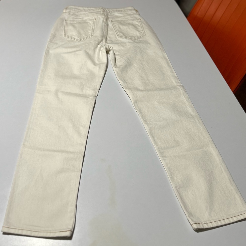 Elizabeth and James High-Rise Vintage Straight 2L White - Picture 2 of 3